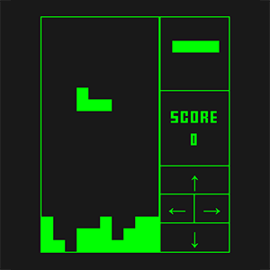 a tetris game