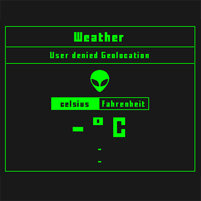 a weather app